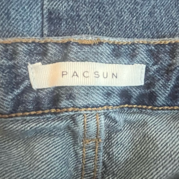 Pacsun 90's Boyfriend Patch High Rise Jeans Size 25 - Picture 9 of 11
